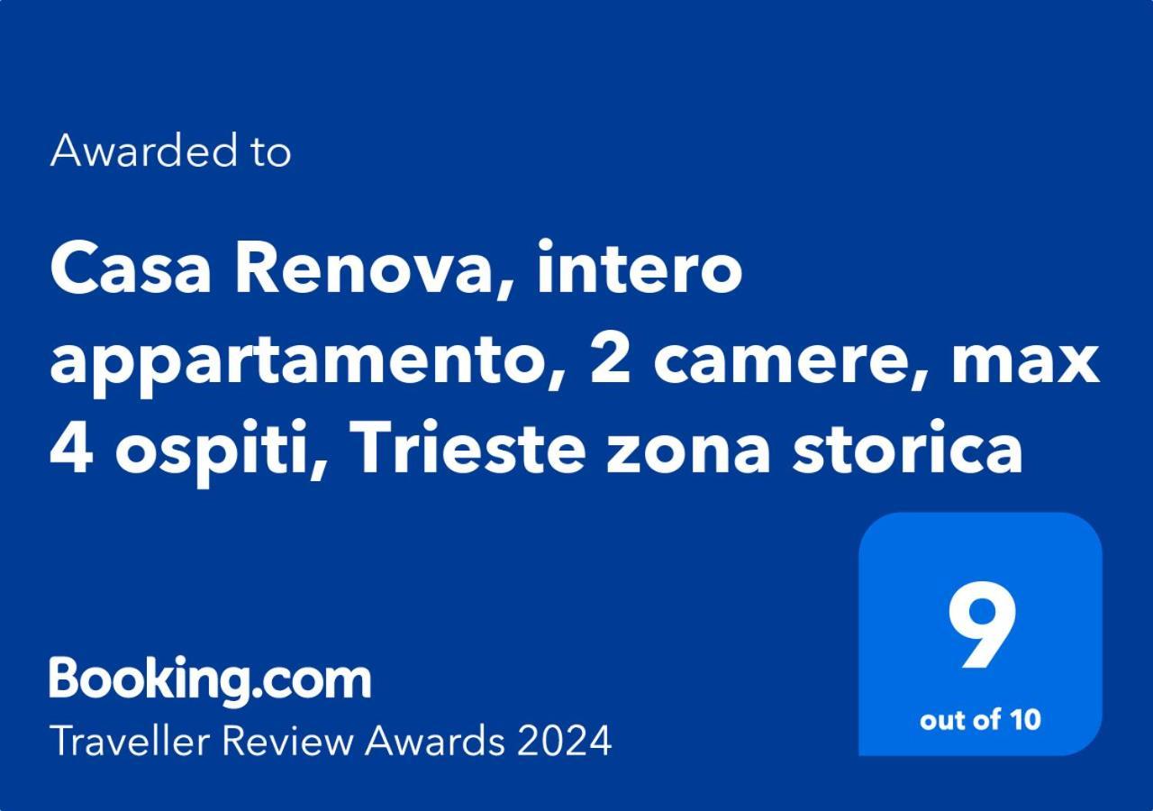 Casa Renova, Intero Appartamento, 2 Camere, Max 4 Ospiti, Trieste Zona Storica Buitenkant foto